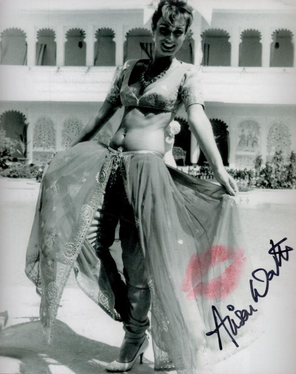 Lot 230: Alison Worth signed 10 x 8 inch b/w...