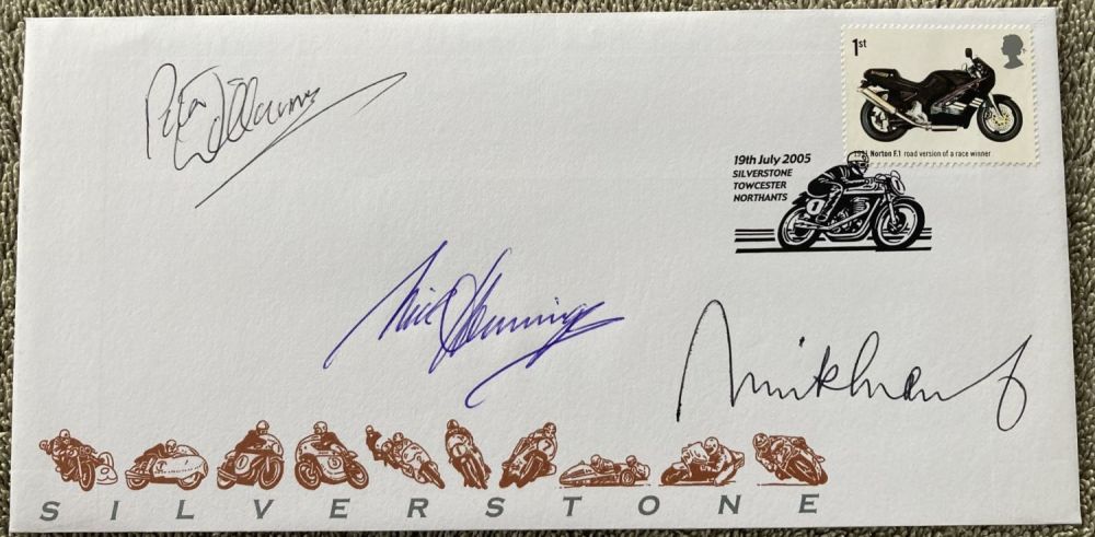Lot 260: Motor Cycle legends Mick Grant, Peter Williams and...