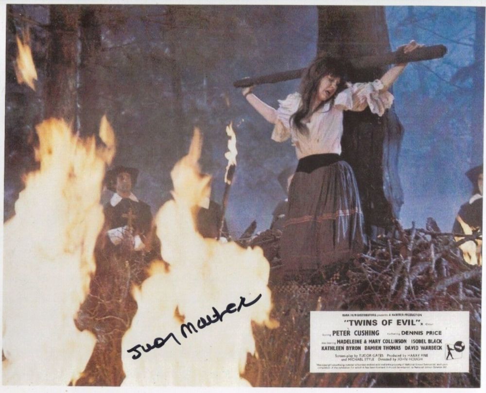 Lot 293: Twins of Evil horror movie 8x10 scene photo...