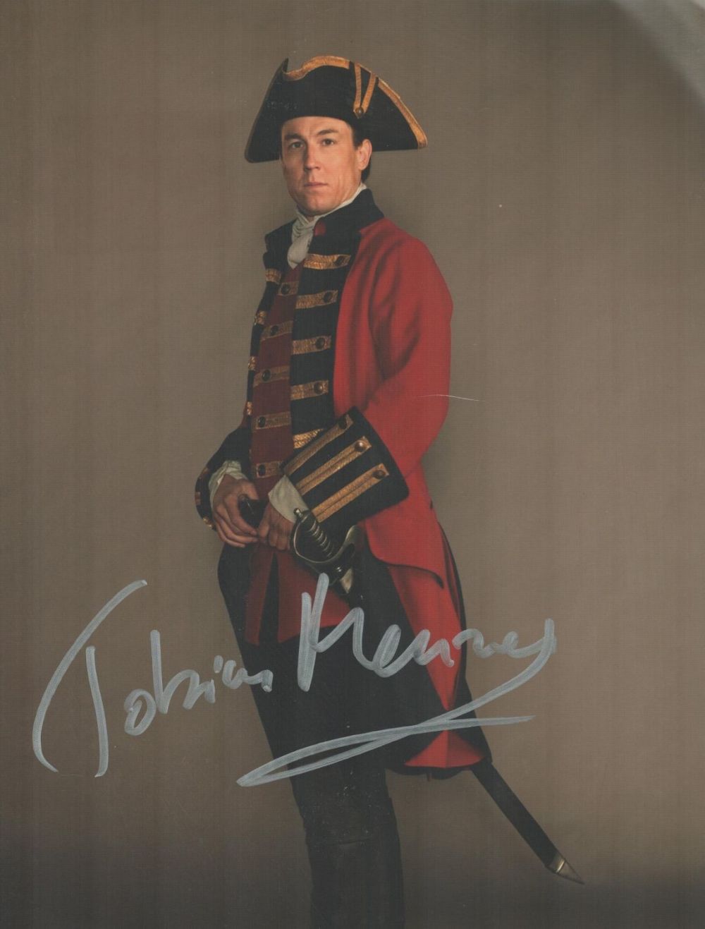 Lot 310: Tobias Menzies signed 12x8 colour photo. English stage,...