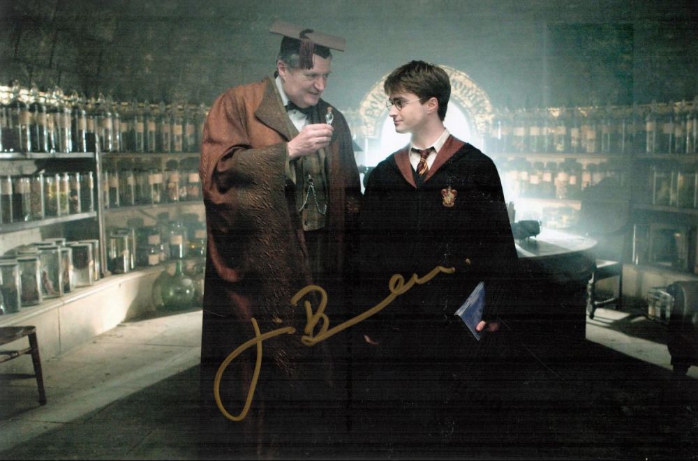 Lot 328: Jim Broadbent signed 12x8 colour photo from Harry...