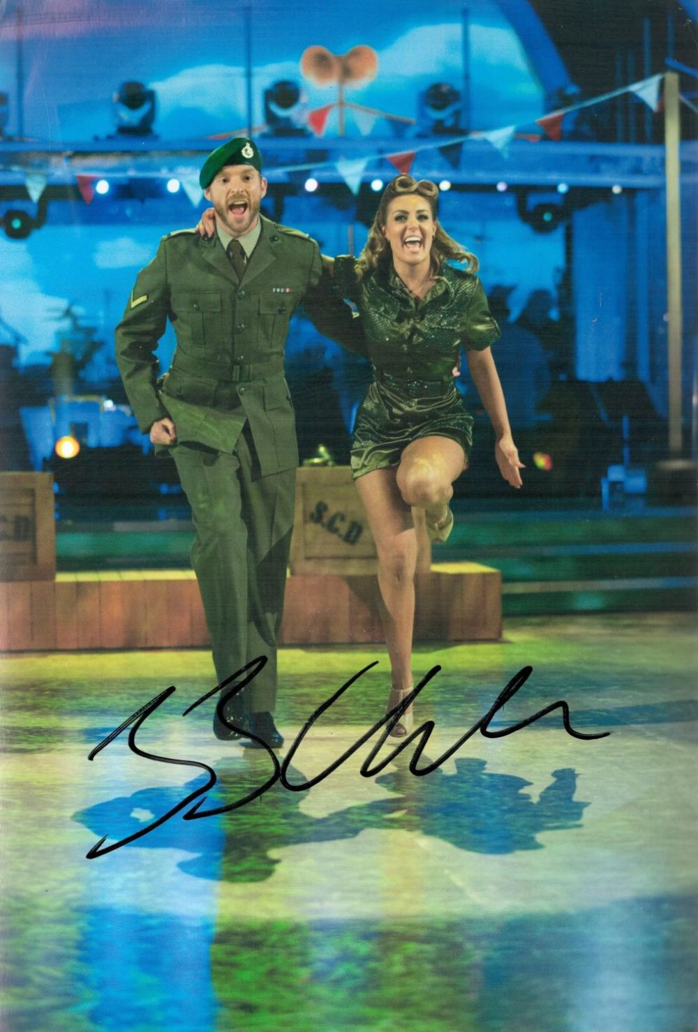 Lot 334: J J Chalmers signed 12x8 colour photo from...