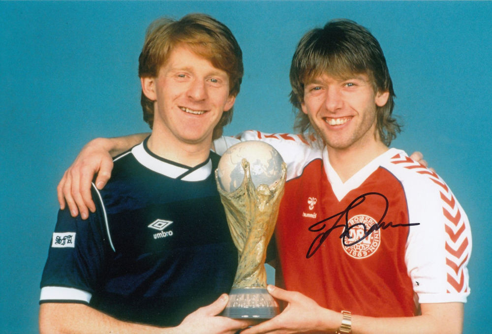 Lot 360: Autographed JESPER OLSEN 12 x 8 photo :...