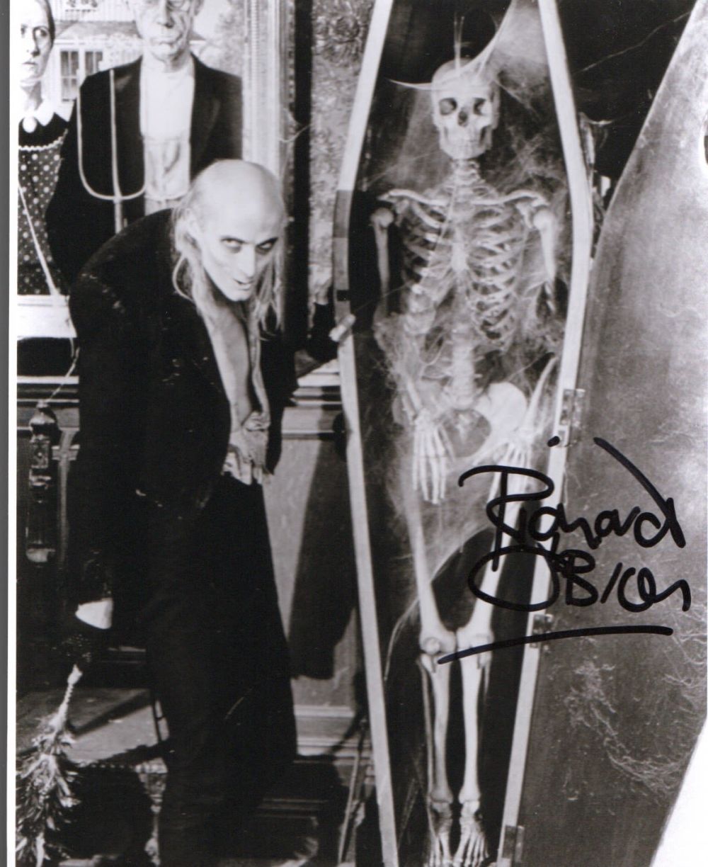 Lot 396: Rocky Horror Picture Show Richard O'Brien signed 10x8...