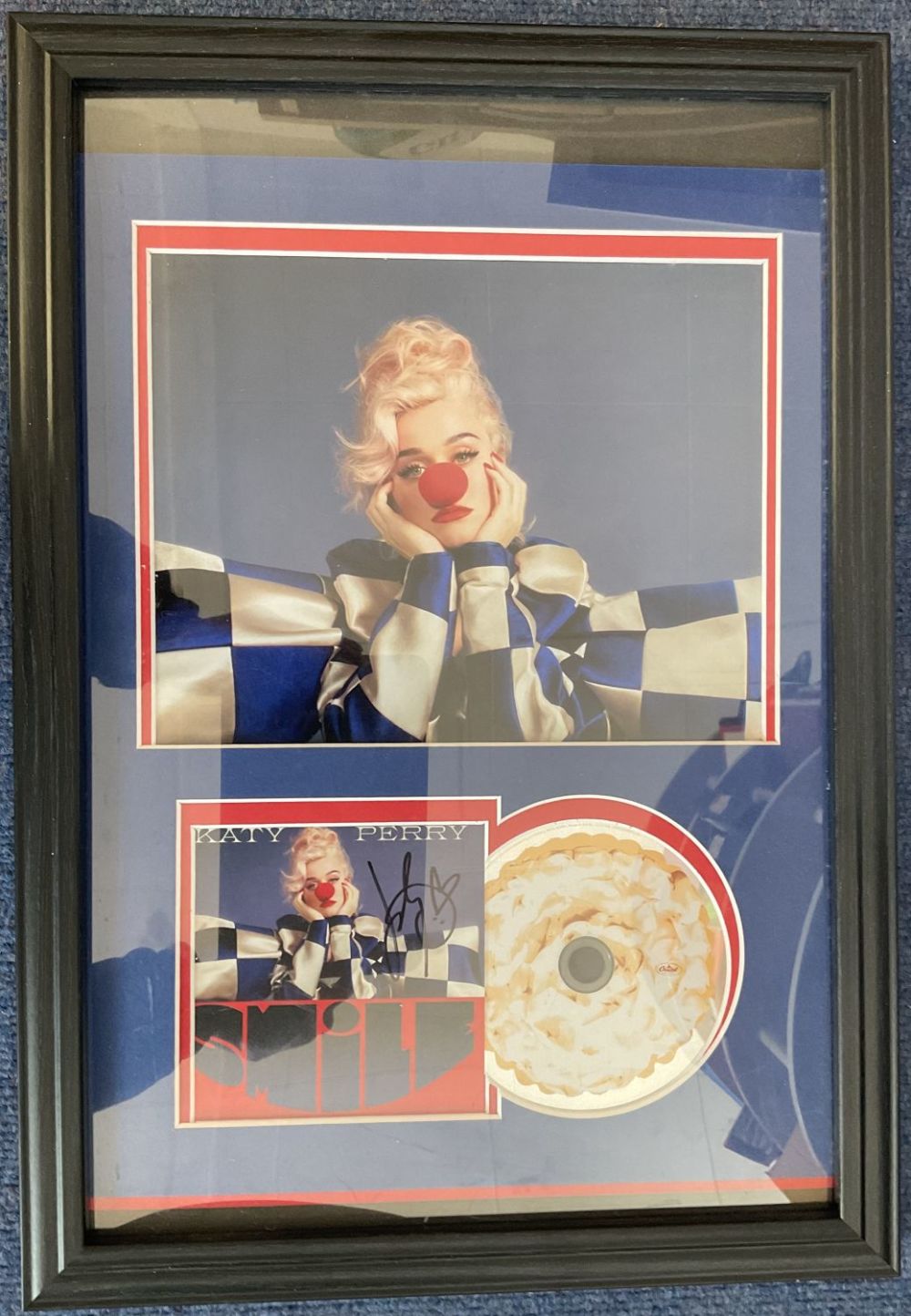 Lot 398: Katy Perry Signed Smile CD Sleeve, With CD...