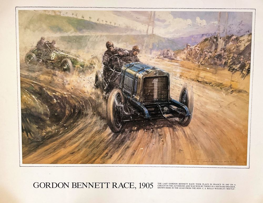 Lot 404: F Gordon Crosby 30x24 Colour Print Titled 'Gordon...
