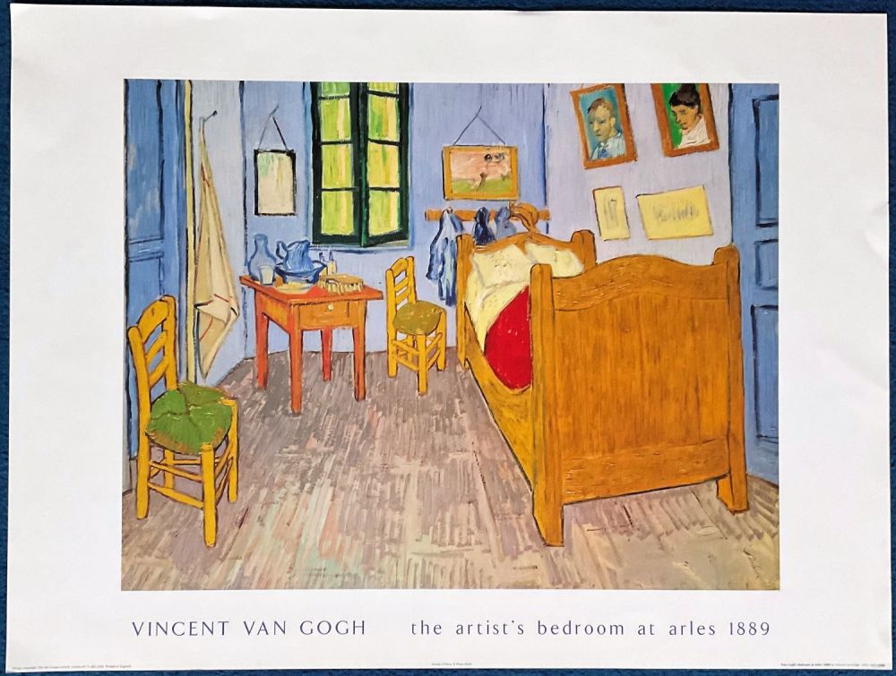 Lot 430: Vincent Van Gogh coloured print titled 'The Artist's...