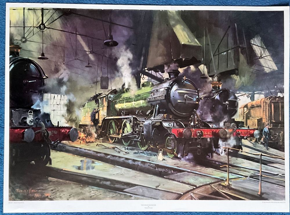 Lot 431: Terence Cuneo Colour Railway Print 23x31 titled 'The...