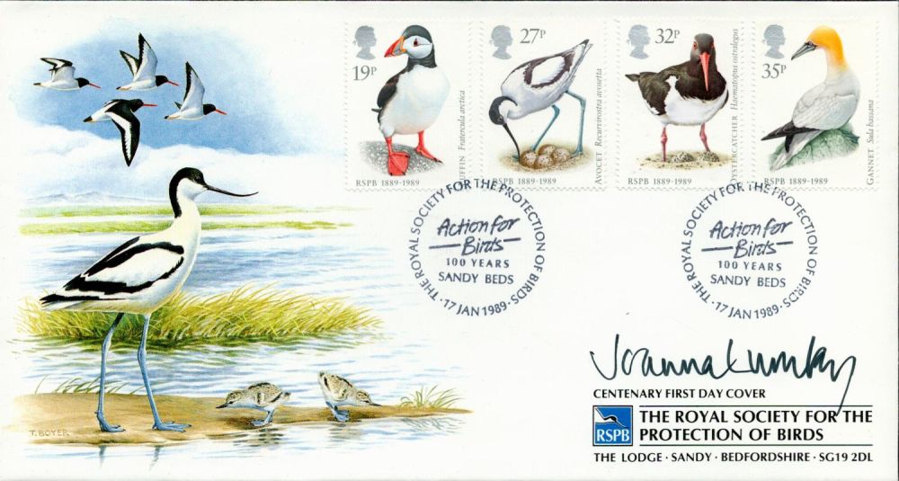 Lot 468: Joanna Lumley signed RSPB The Royal Society for...