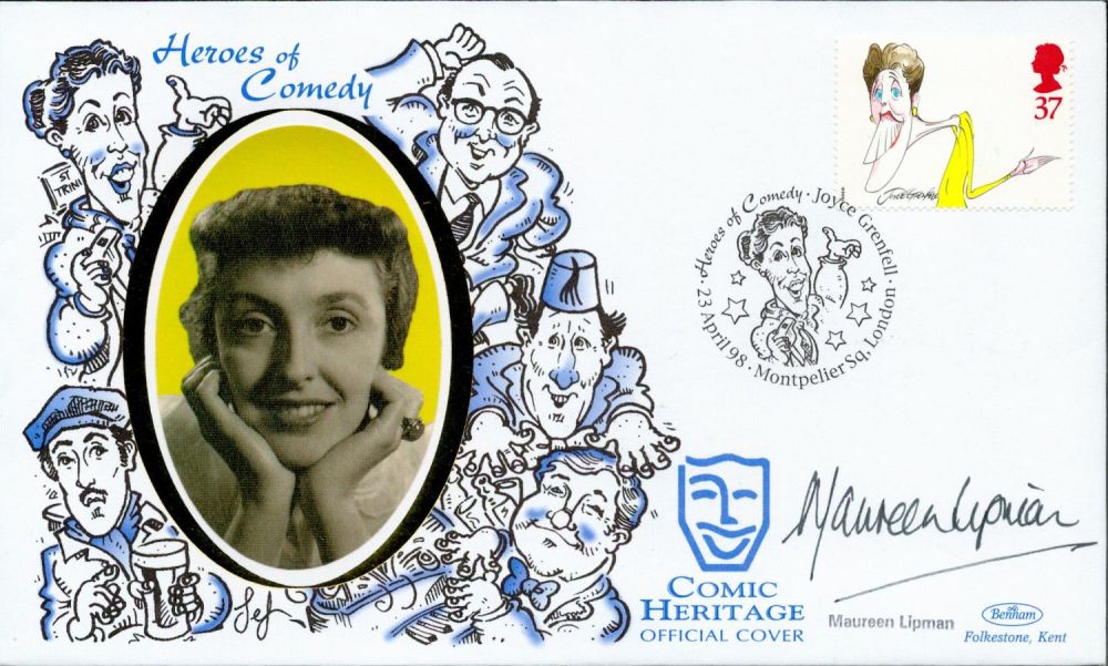 Lot 479: Maureen Lipman signed Comic Heritage Official Benham Cover...