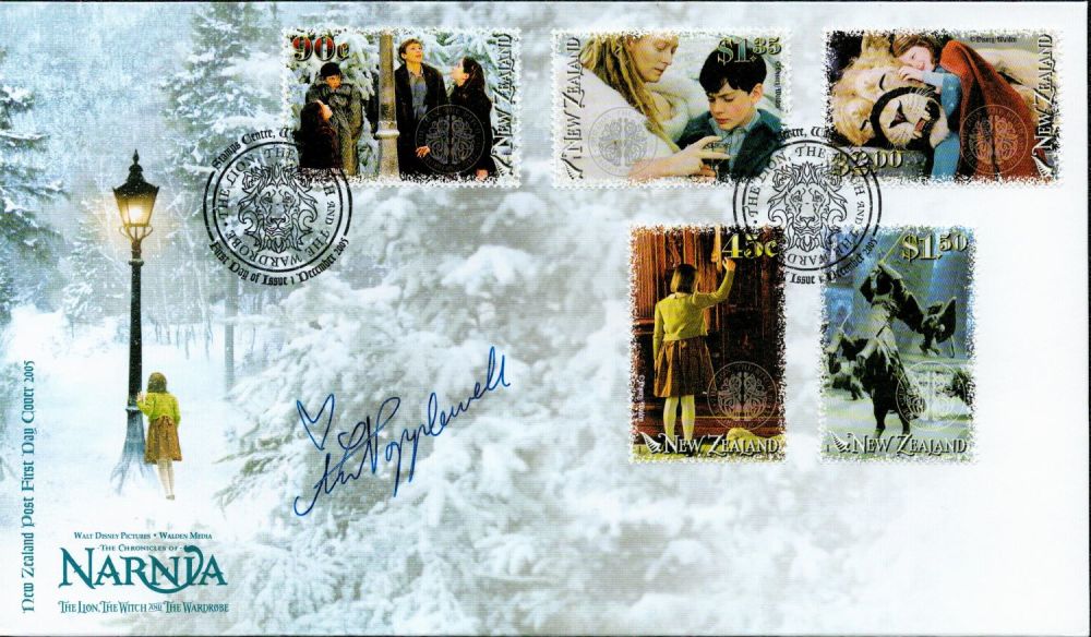 Lot 500: Anna Popplewell signed Narnia The Lion the Witch...