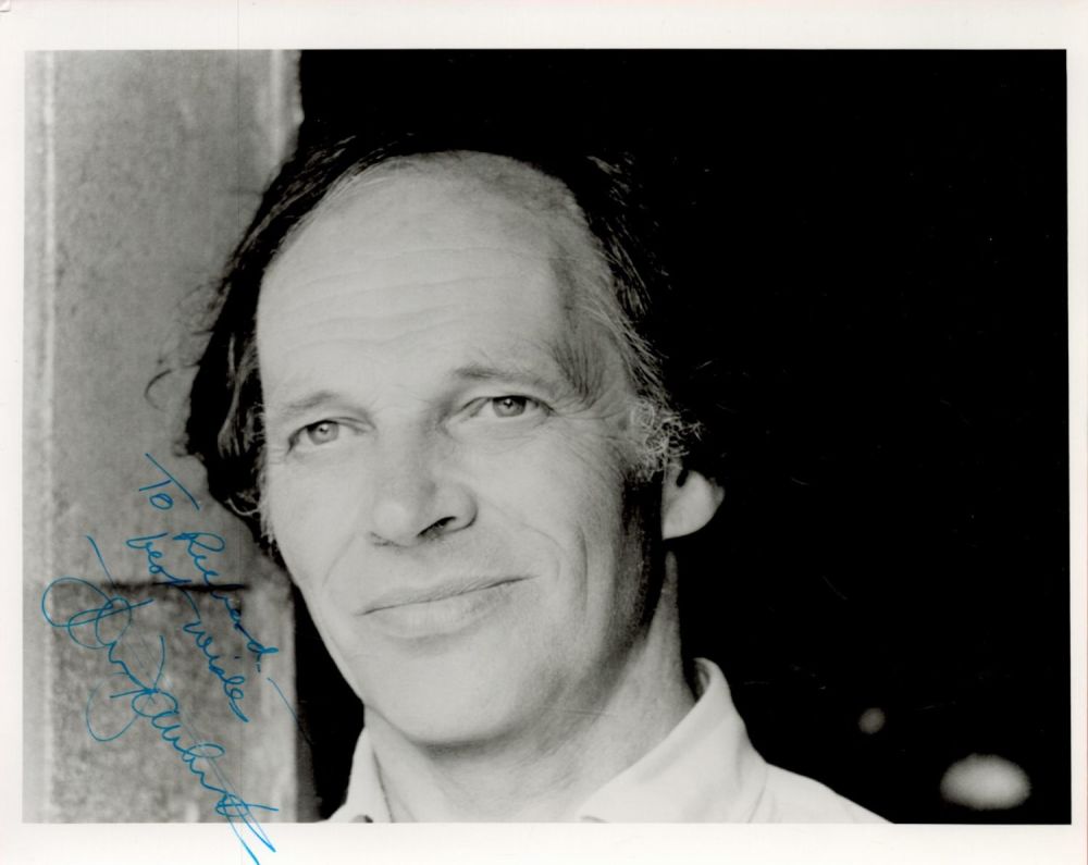 Lot 695: Johnny Dankworth Signed 10x8 inch Black and White...