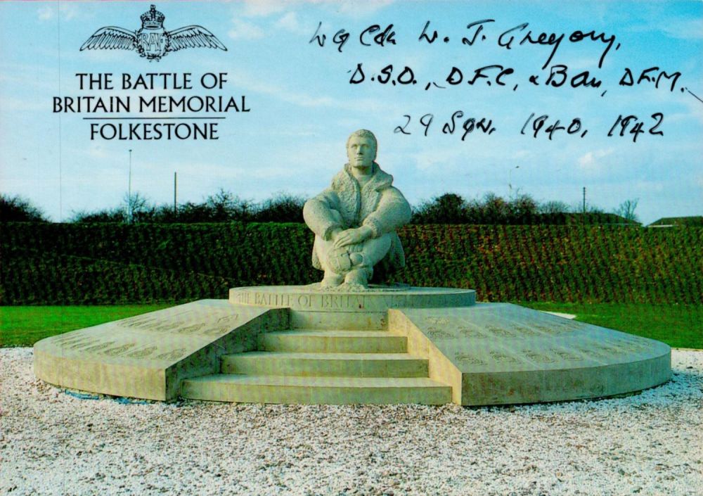 Lot 62: W.J. Gregory (29th Sqn) Signed The Battle of...