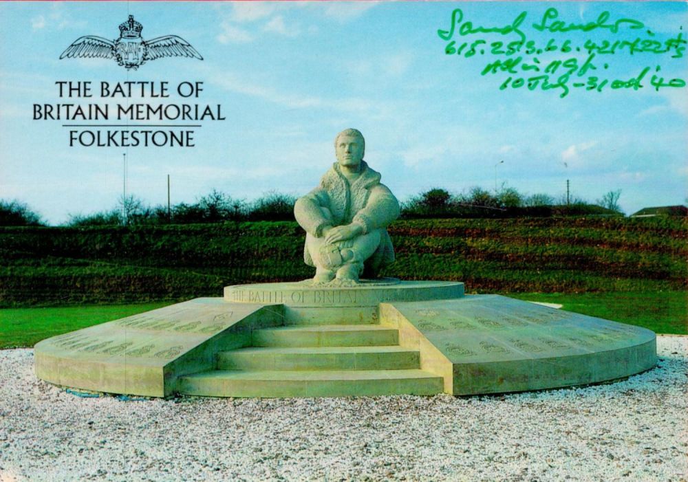 Lot 77: Sandy Saunders Signed The Battle of Britain Memorial...