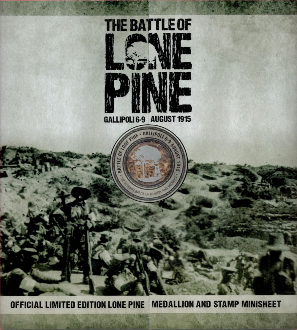 Lot 113: Official Limited Edition Lone Pine Medallion and Stamp...