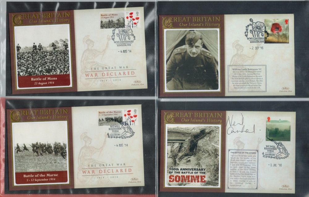 Lot 142: Great Britain- Our Islands History Collection of 23...