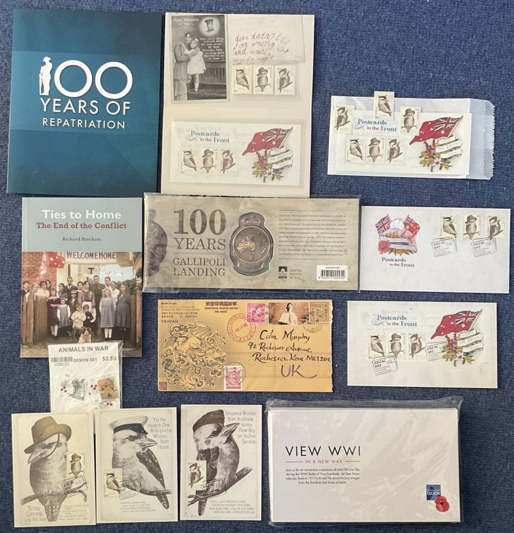 Lot 148: WW1 Collection Anzac. Consisting of The Anzac Commemorative...
