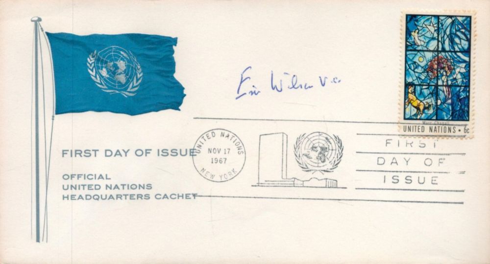 Lot 170: Lieutenant Colonel Eric Wilson VC Signed United Nations...