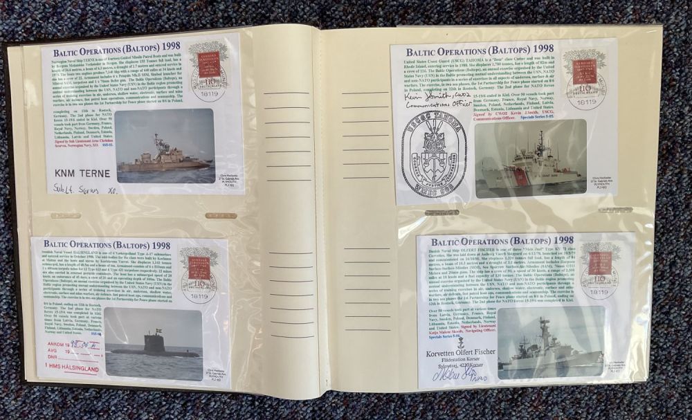 Lot 281: Fantastic Naval Collection of 95 Signed First Day...