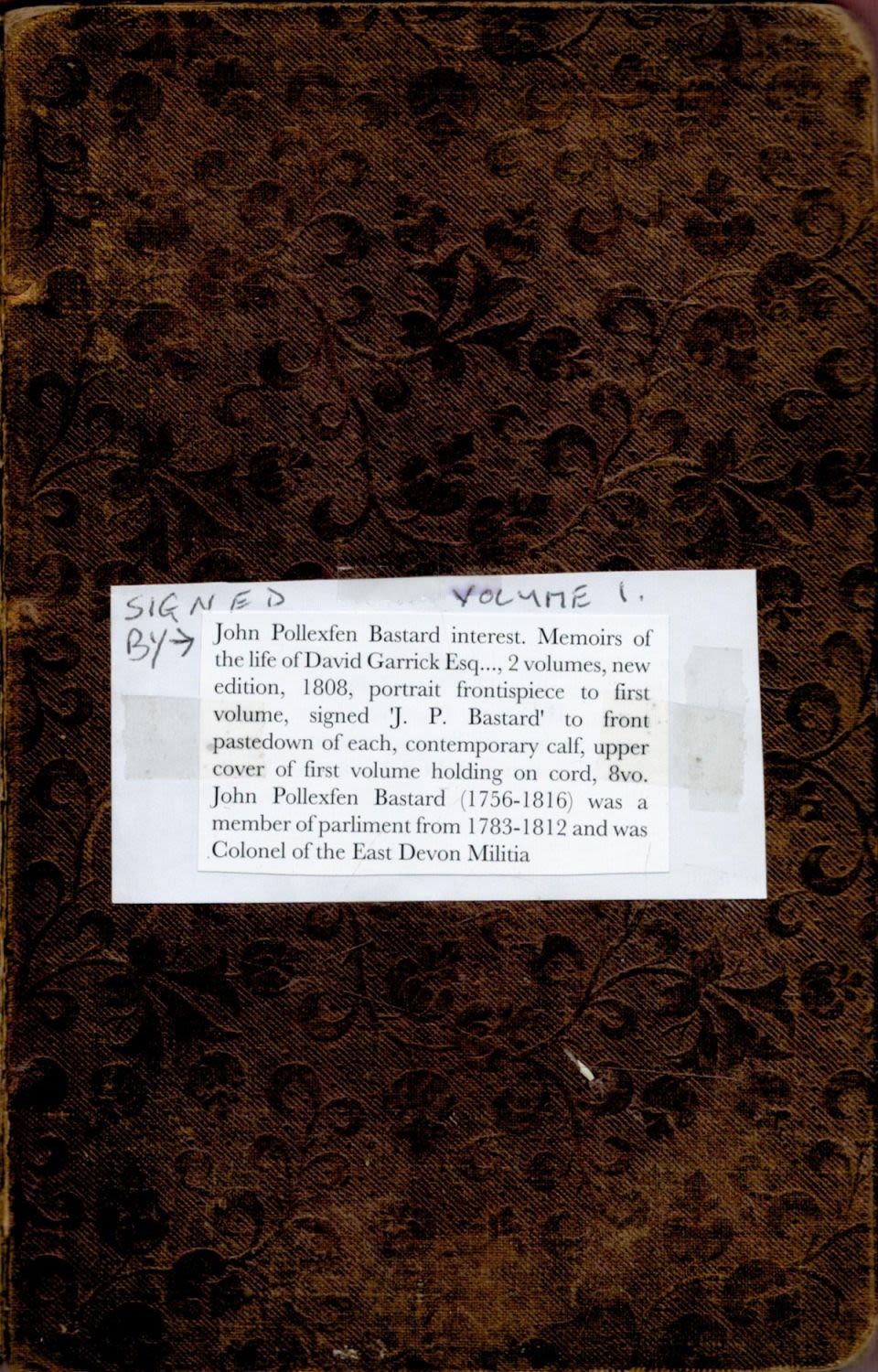 Lot 290: Late 1700's Colonel of the East Devon Militia...