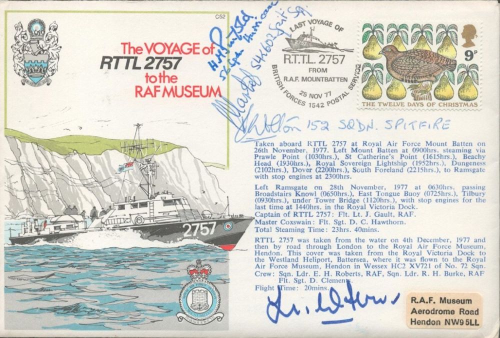 Lot 309: WW2 Grp Cptn LR Flower, Flt Lt Ludwik...
