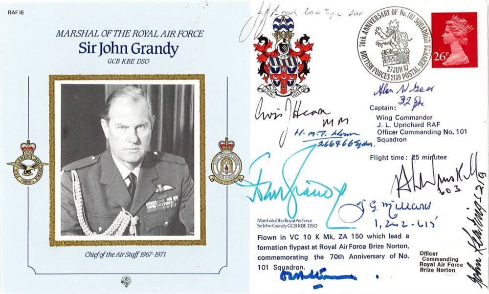Lot 349: WW2 9 Signed Marshal of the Royal Air...