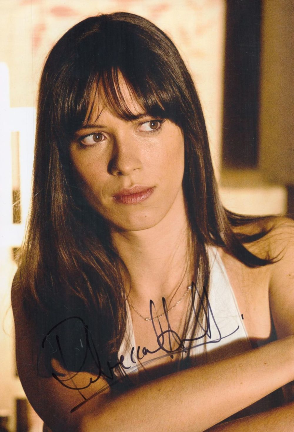 Lot 222: Rebecca Hill signed 12x8 colour photo. Good condition....