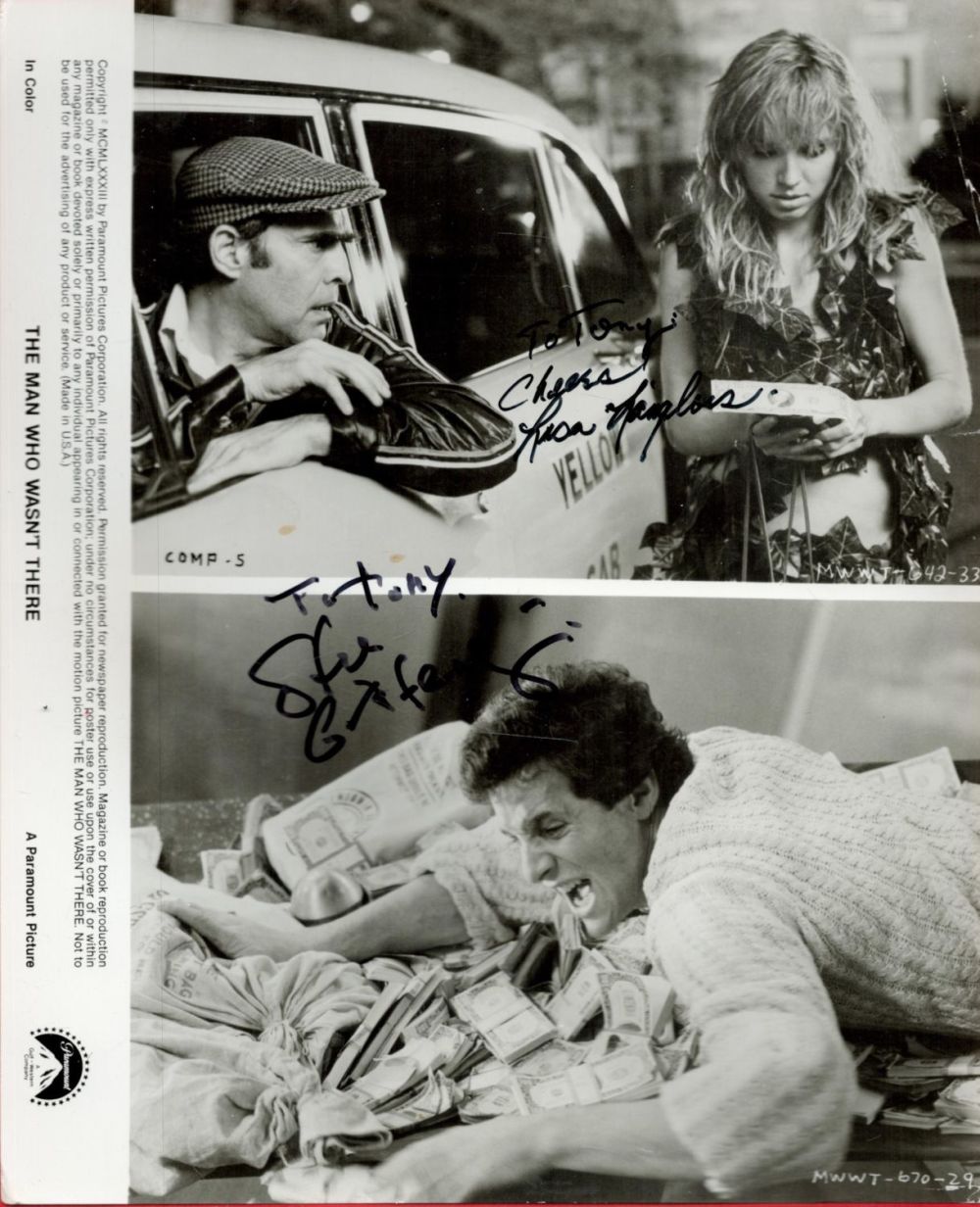 Lot 239: Steve Guttenberg and Lisa Langlois Signed 10x 8...