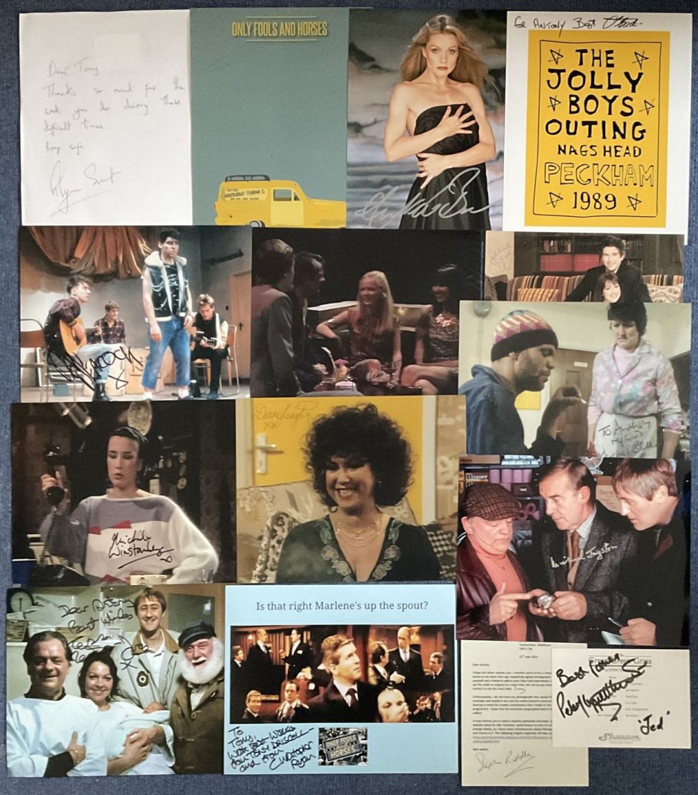 Lot 242: Only Fools and Horses Collection of 15 Signatures...