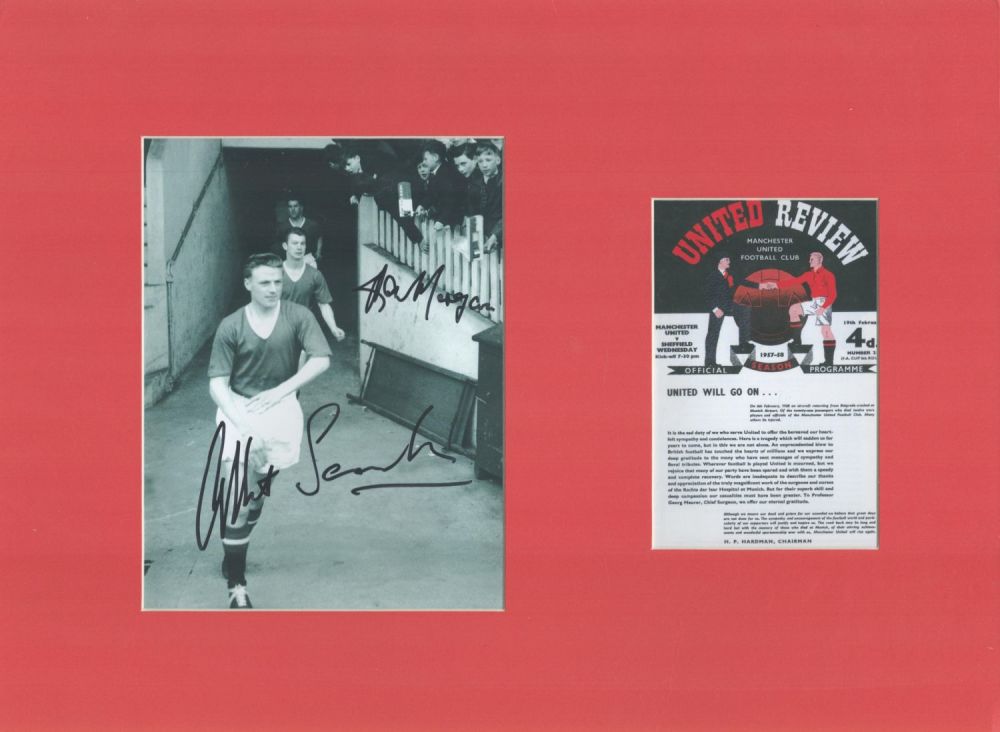 Lot 253: Football Munich Air Disaster Survivors Kenny Morgans and...