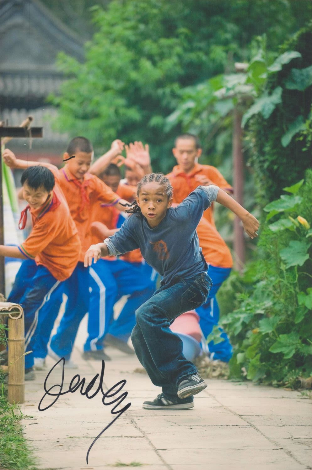 Lot 268: Jaden Smith signed Karate Kid 12x8 colour photo....