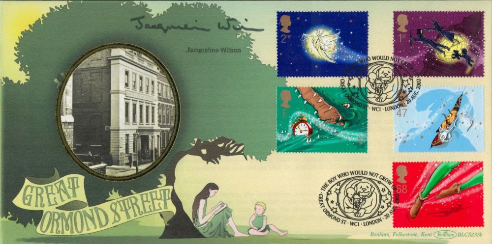 Lot 285: Jacqueline Wilson signed Great Ormond street FDC. 2...
