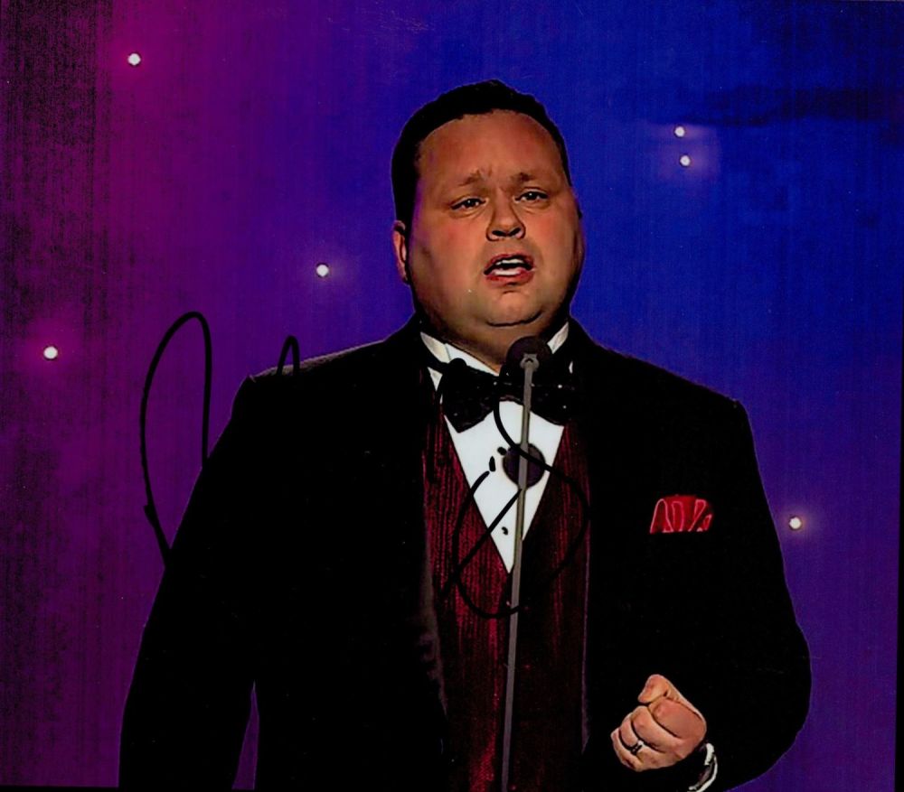 Lot 290: Paul Potts signed 10x8 colour photo. Good condition....