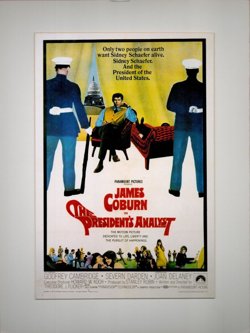 Lot 318: The President's Analyst Starring James Coburn Image attached...