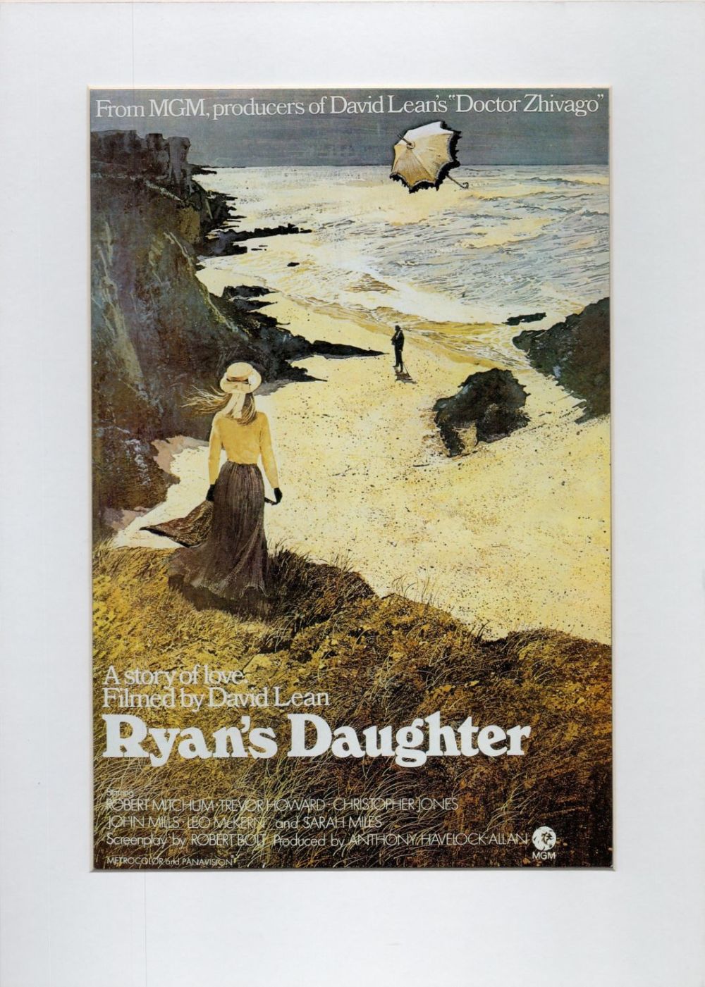 Lot 335: MGM Production Ryan's Daughter Colour Magazine Cutting attached...