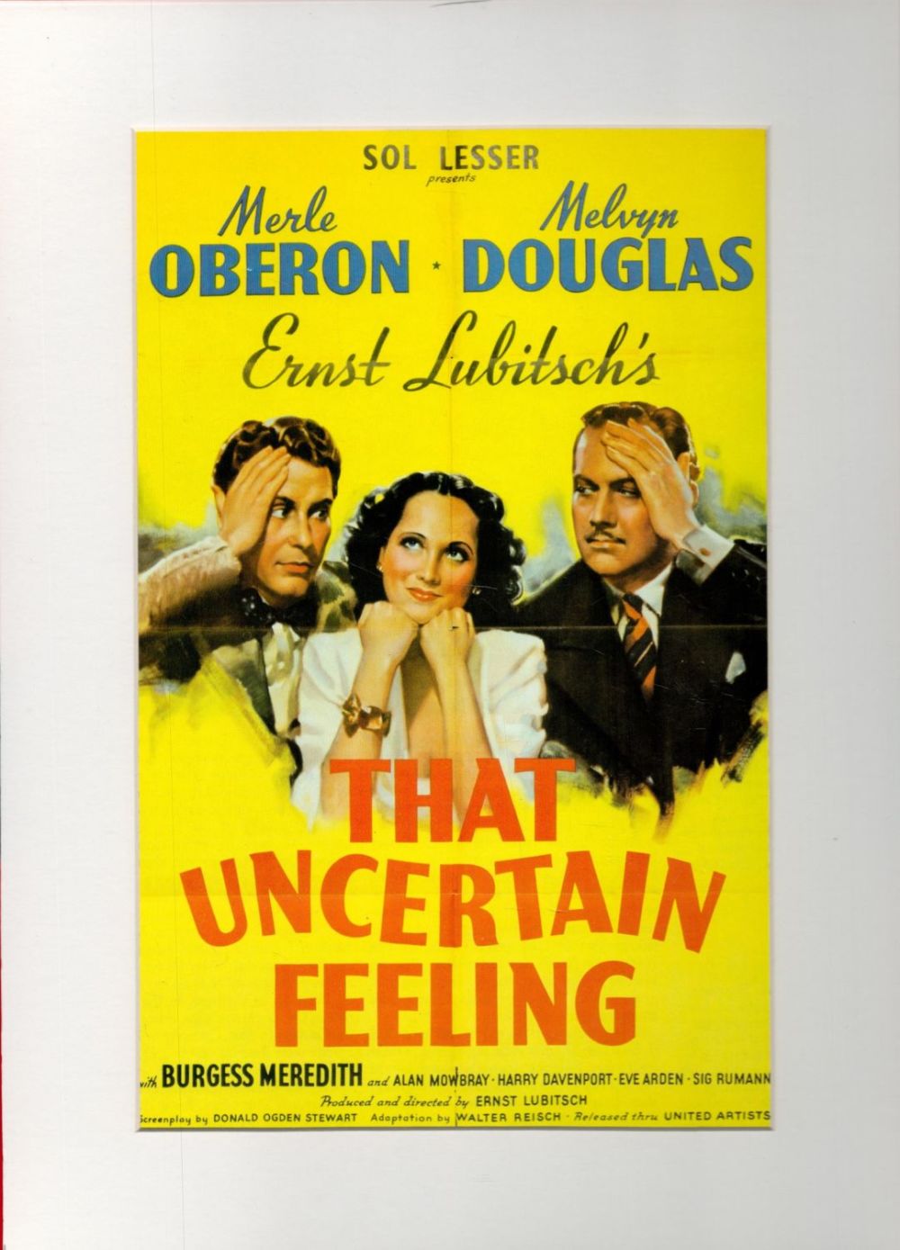 Lot 336: That Uncertain Feeling Starring Merle Oberon Colour Magazine...