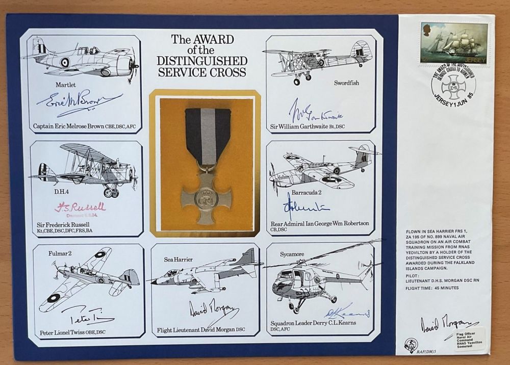 Lot 389: WW2 multisigned DM cover The Award of the...