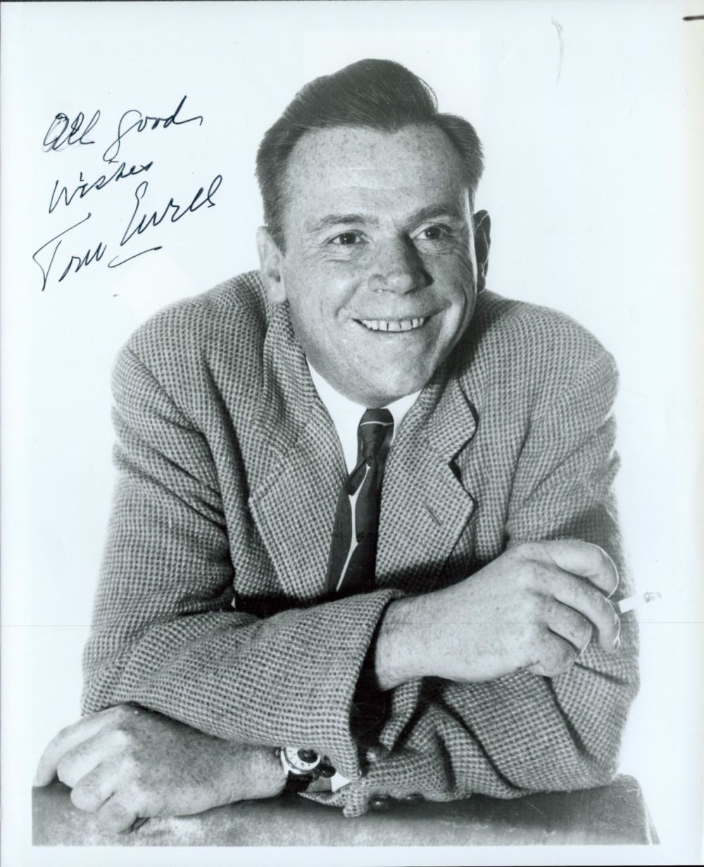 Lot 393: Tom Ewell signed 10 x 8 inch black...