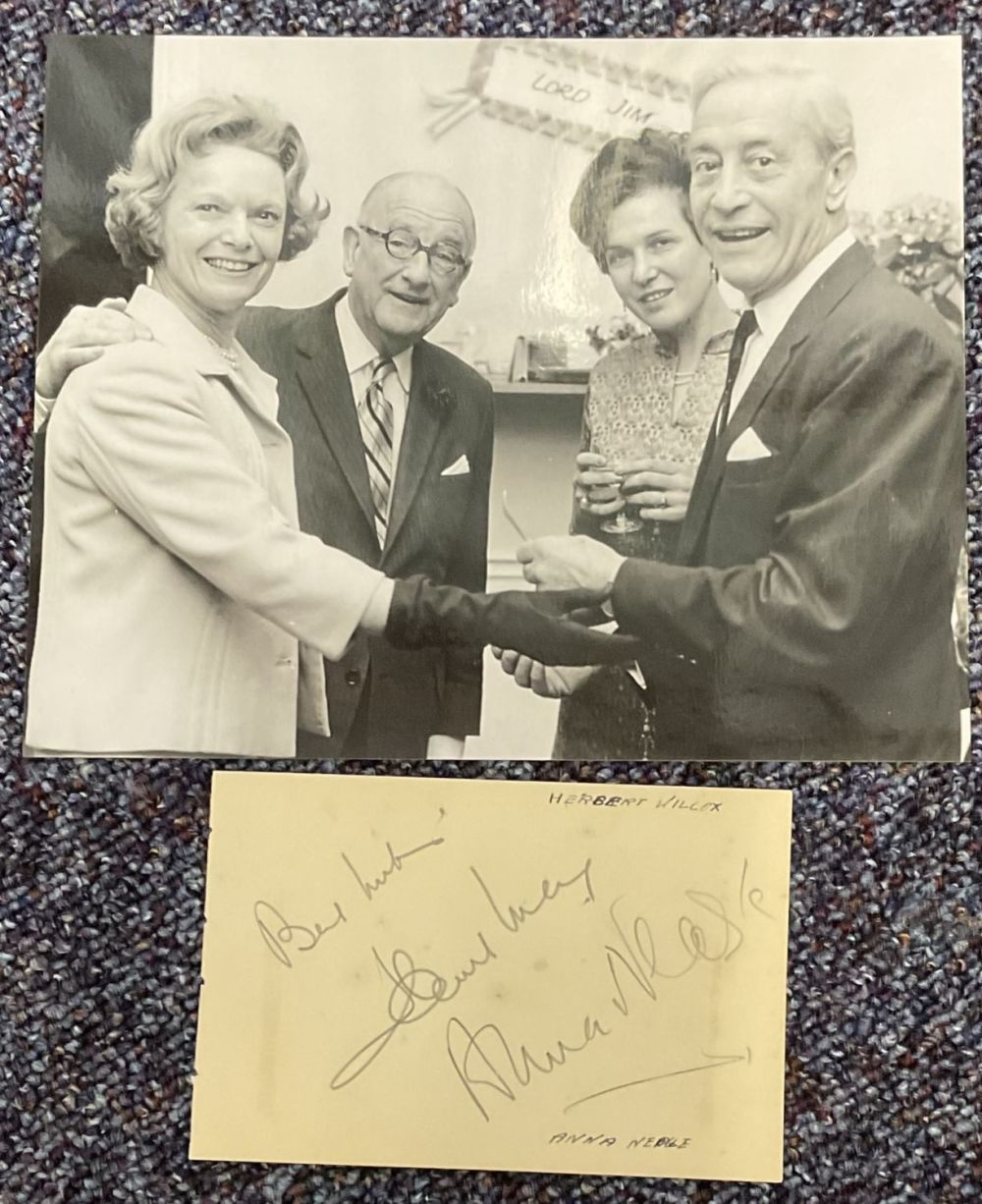 Lot 421: Herbert Wilcox and Anna Neagle Signed Autograph Album...