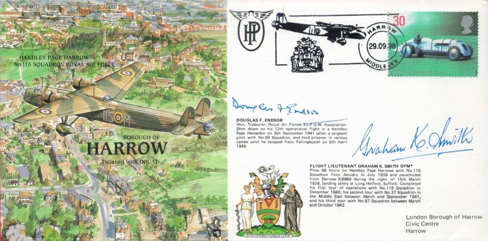 Lot 466: Flt Lt Graham Smith and Douglas F Endsor...