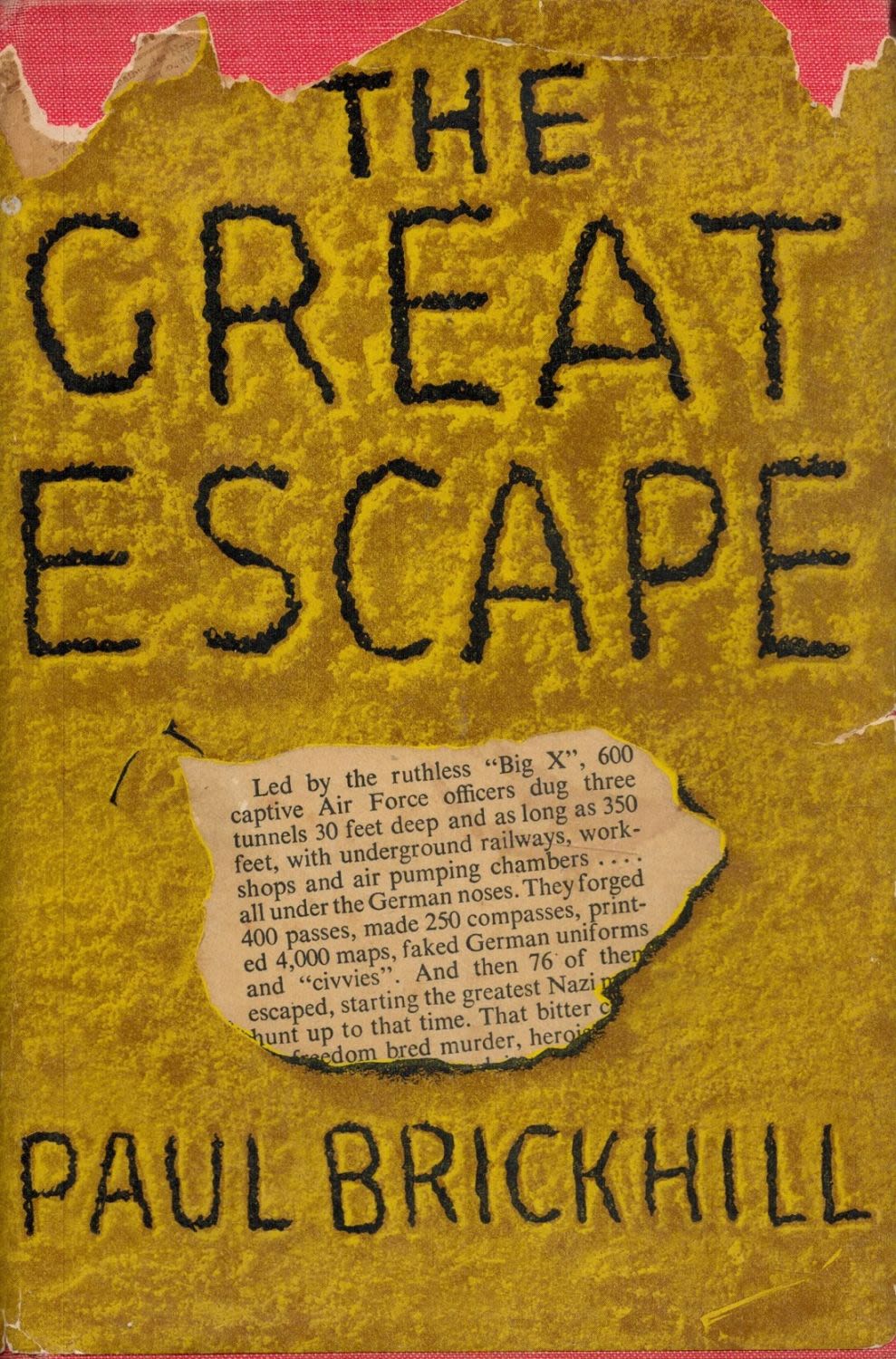 Lot 498: The Great Escape 1st Edition (1951) Hardback Book...