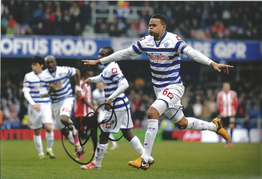 Lot 521: Football. Queens Park Rangers FC Jermain Jenas Signed...