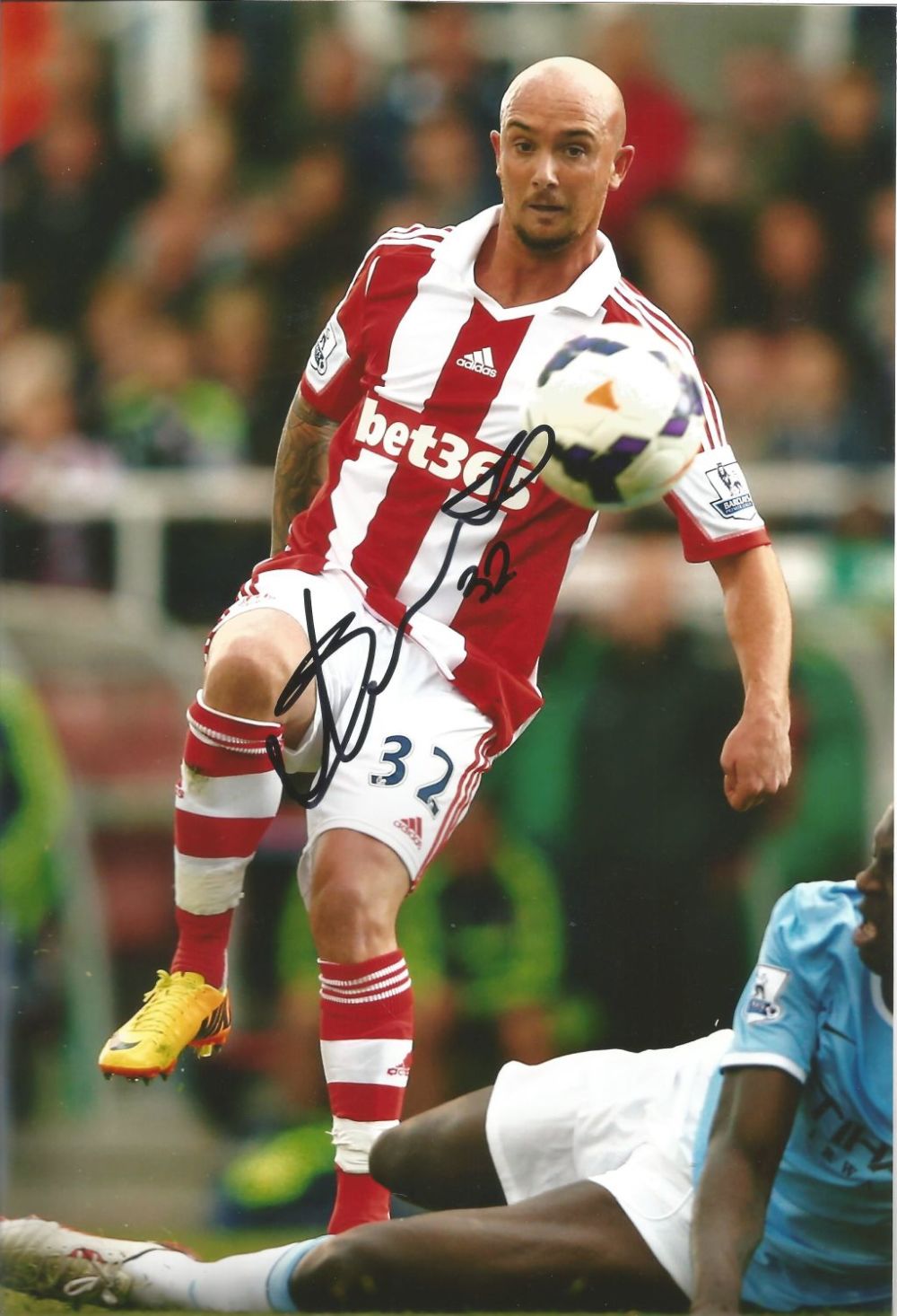 Lot 523: Football. Stoke City FC Collection of 8 Signed...