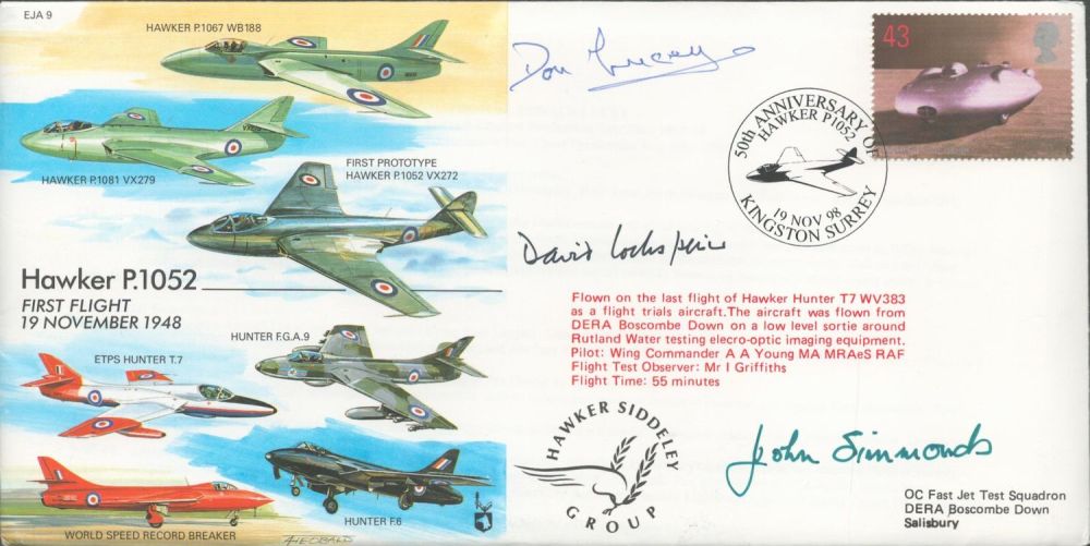 Lot 544: Don Lucey, David Lockspeiser and John Simmonds Signed...
