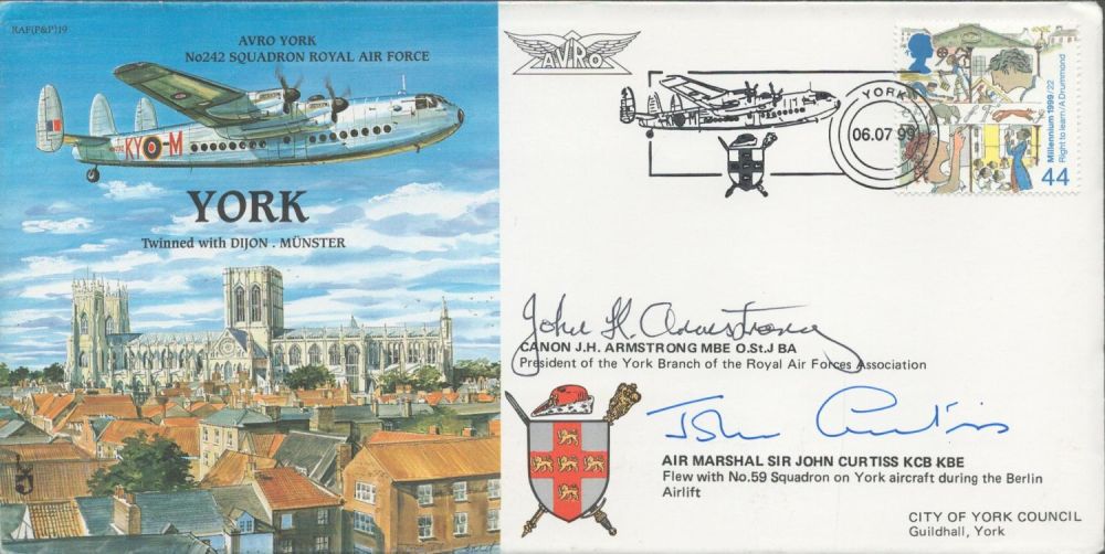 Lot 550: Canon JH Armstrong and Air Marshal Sir John...