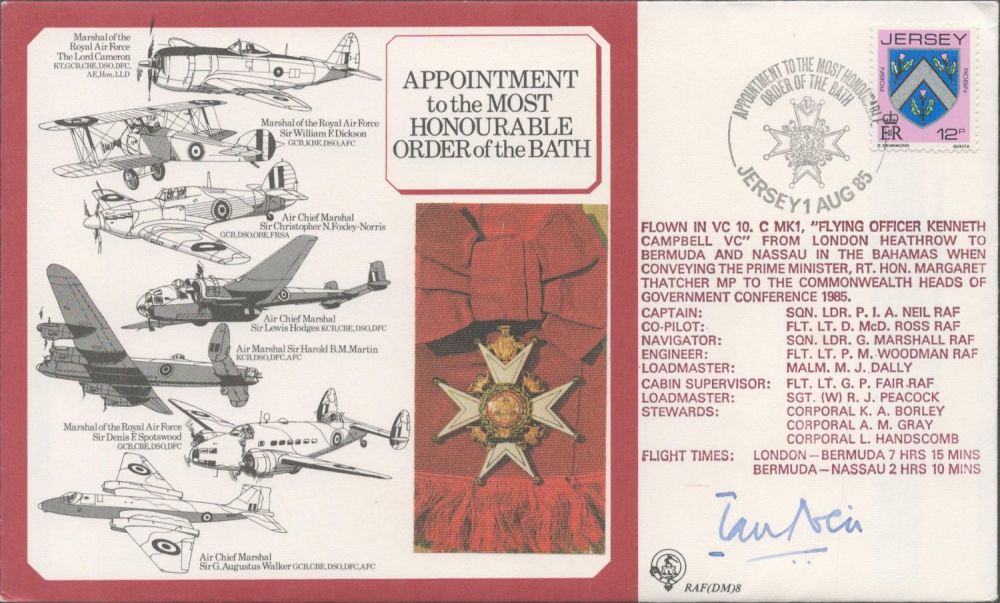 Lot 571: Sqn Ldr Ian Neil Signed Appointment to the...