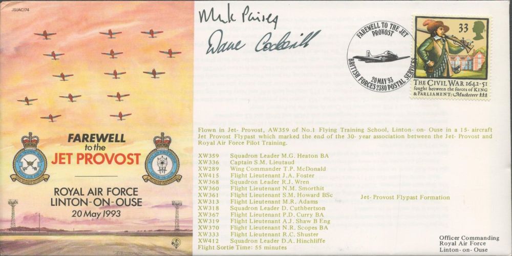 Lot 573: Flt Lt Mark Paisey and Flt Lt David...