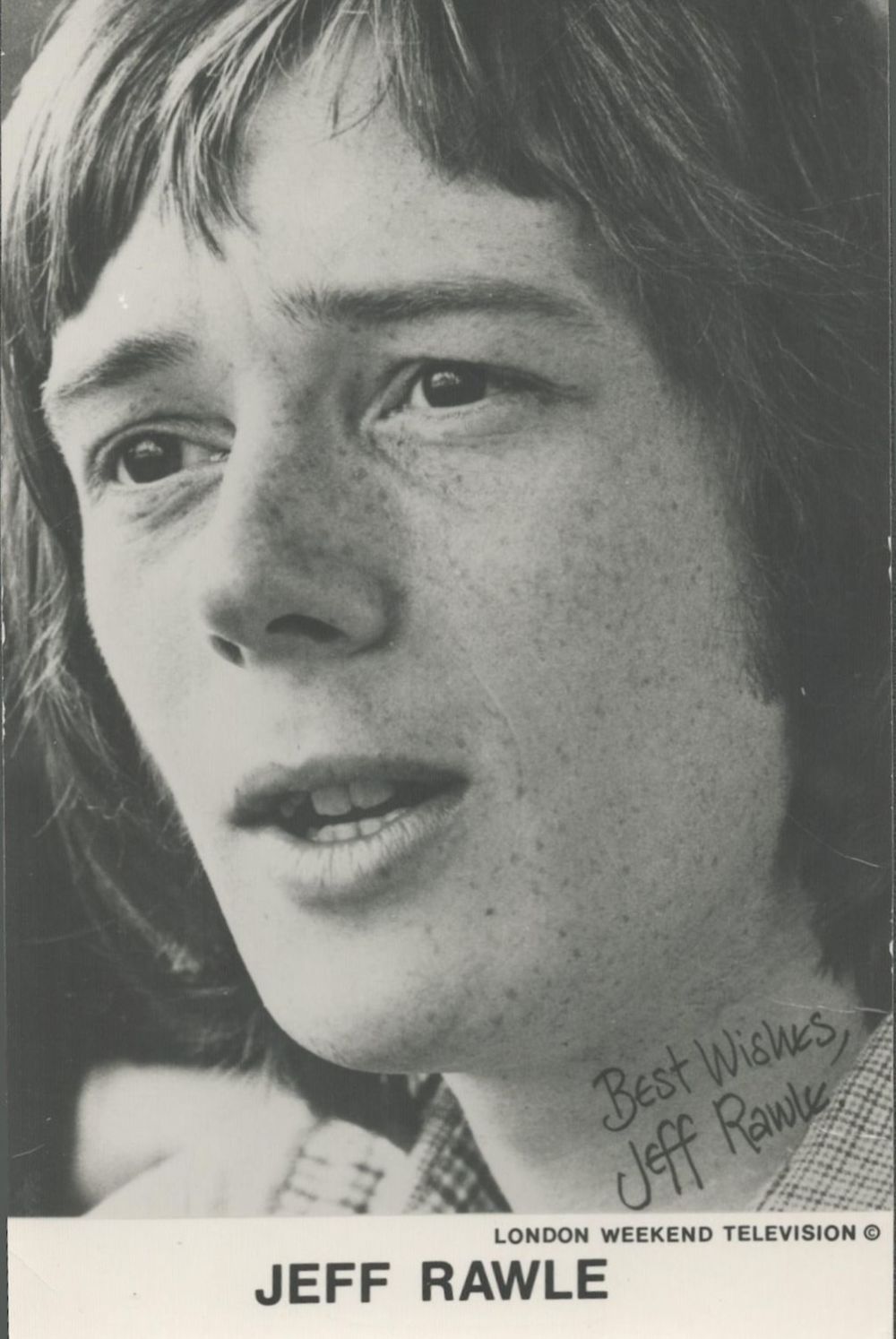 Lot 592: Jeff Rawle signed (on the reverse)6x4 black and...