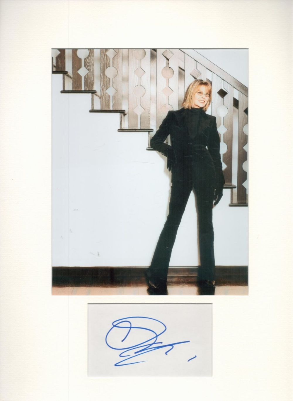 Lot 639: Diane Keaton 16x12 overall mounted signature piece includes...