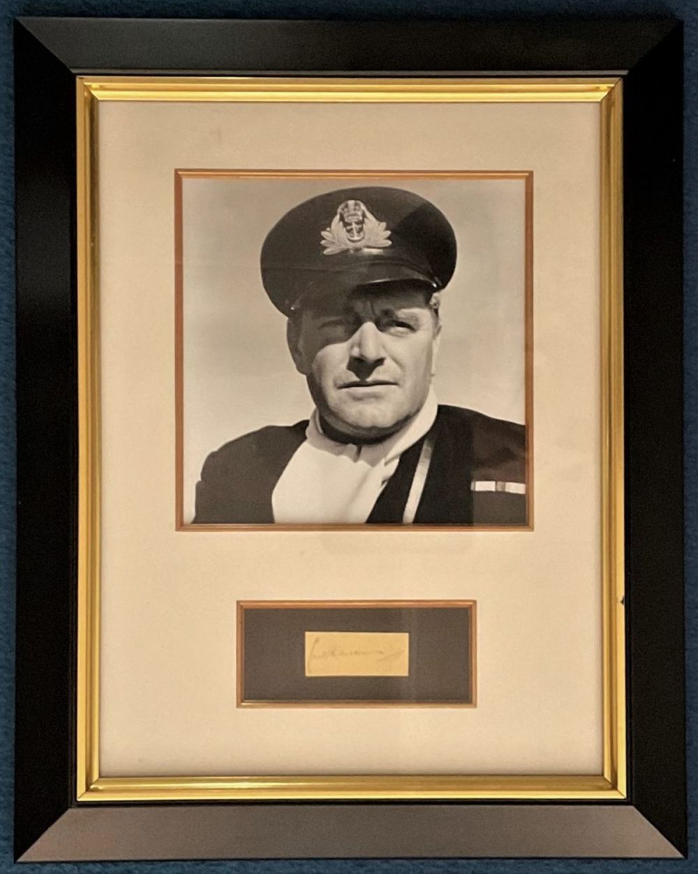Lot 660: Jack Hawkins 19x15 mounted and framed signature piece...